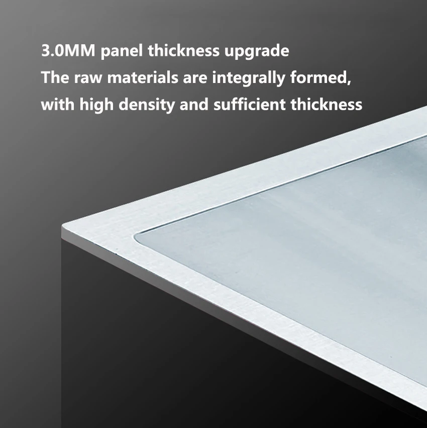 304 Stainless Steel Manual Laundry Sink with Washboard 60*48*22cm Integrated Balcony Laundry Tub Slot Thickened Double Bowl