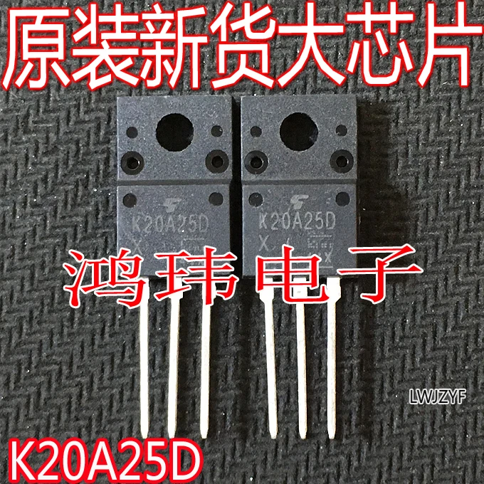 

Бесплатная доставка, модель K20A25D TO-220F MOS20A 250V 10 шт.