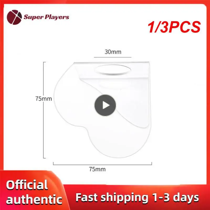 

1/3PCS Handheld Paint Palette Clear Acrylic Paint Palette Small Large Optional for Kid Adult Beginner Artist Art Drawing