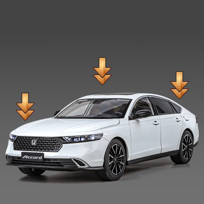 1:18 HONDA Eleven Accord Alloy Car Model Diecasts & Toy Vehicles Metal Car Model Simulation Sound and Light Collection Kids Gift 6