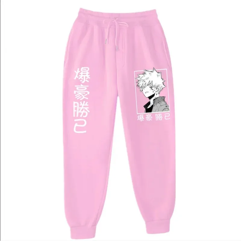 Hot Selling Men's Casual Trousers Japanese Anime My Hero Academia Katsuki Bakugo Harajuku Men's Pants  Jogging Sweatpants S-3XL 3