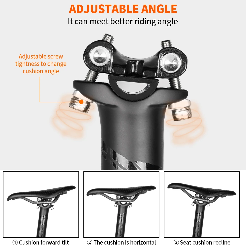 Tofek-カーボンシートポスト27.2/30.8/31.6mm,マットブラック,ロード