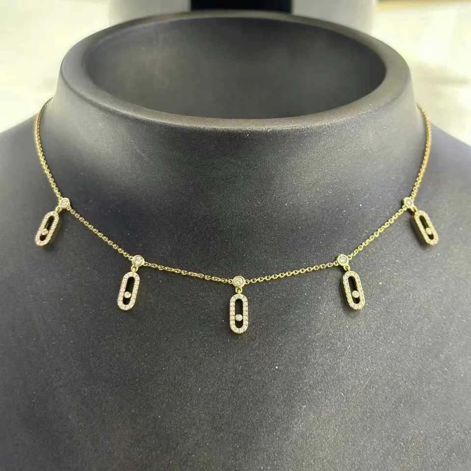 幾何学的デザイン ネックレス ゴールド S5bd65e05ae6f468fb8abd77296879