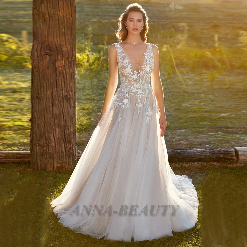 blue dress for baby girl Fairytale Ethereal Dream Elegant Modern Long Sleeve Wedding Dress with  Stars – Boom Blush main image 1