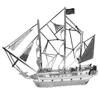 black pearl 3D Metal Puzzle Model Kits DIY Laser Cut Puzzles Jigsaw Toy For Children 6