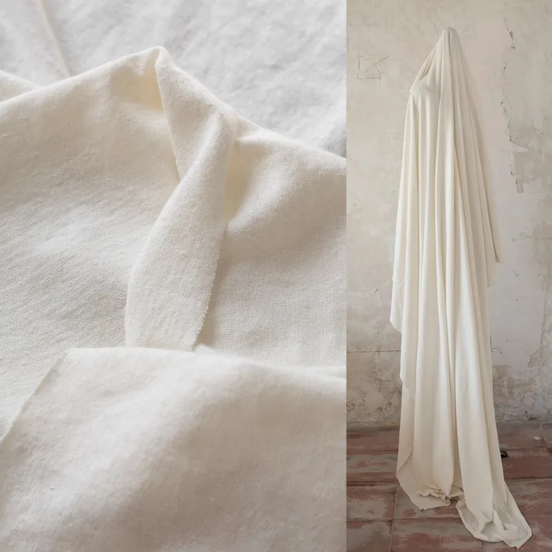 55%Linen and 45%cotton Knitted Fabric Designer Soft Fabrics