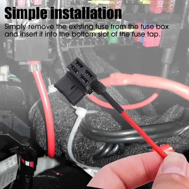 5/10PCS Car Fuse Holder Add-a-circuit MINI SMALL MEDIUM TAP Adapter Micro Mini Standard Blade Fuse Holder
