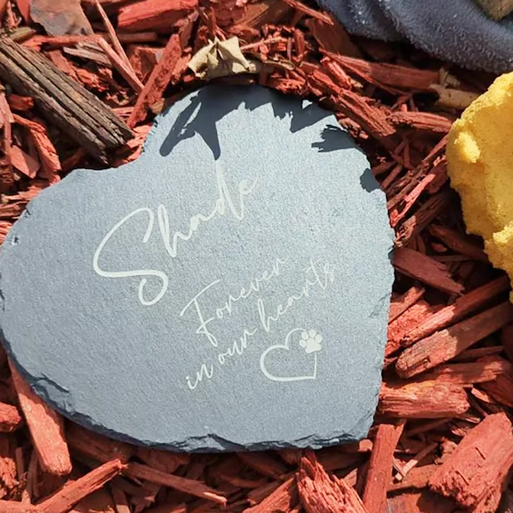 Pet Memorial Stone for Dogs Name of Death Personalized Pet Loss Gifts Dog Grave Marker Plaque Tombstone pet memorial stones