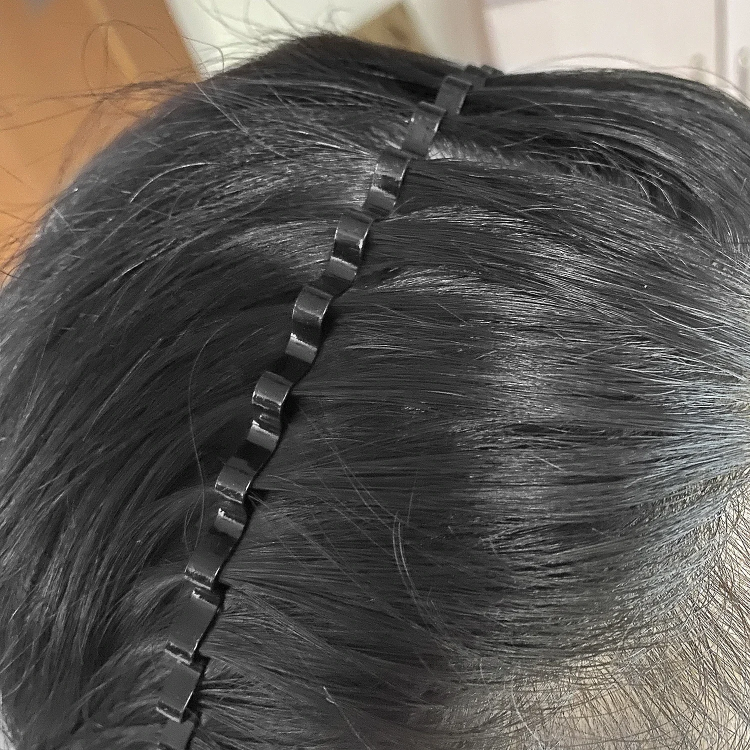 Black Metal Wavy Headband Men Women Hair Band Head Hoops Bands Sport Headbands Headwear Hairband Bangs Holder Hair Accessories