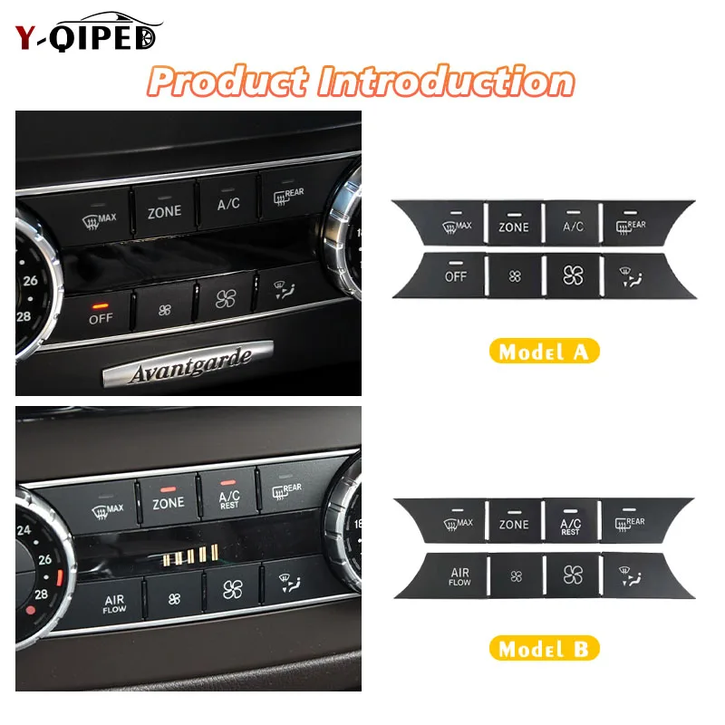 에어컨 창 라디오 수리 단추, 메르세데스 벤츠 C 클래스 GLK CLS ML GLE GLS 캡 교체 액세서리 도구 W204