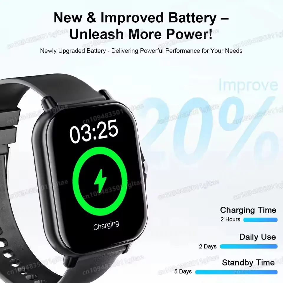 2026 New Smart Watch 2.01” Inch HD Screen Bluetooth Talk Pedometer IP68 Waterproof 123 Sport Modes Man Woman Watch Gift Pk HW12 6