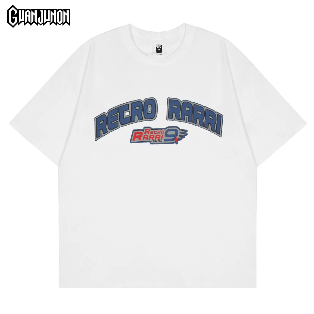 

T Shirt Man Short Sleeve T-shirts Oversize Printing Letter Cotton Tee Men Clothing Y2k Tops Hip Hop Streetwear Wednesday Blouse