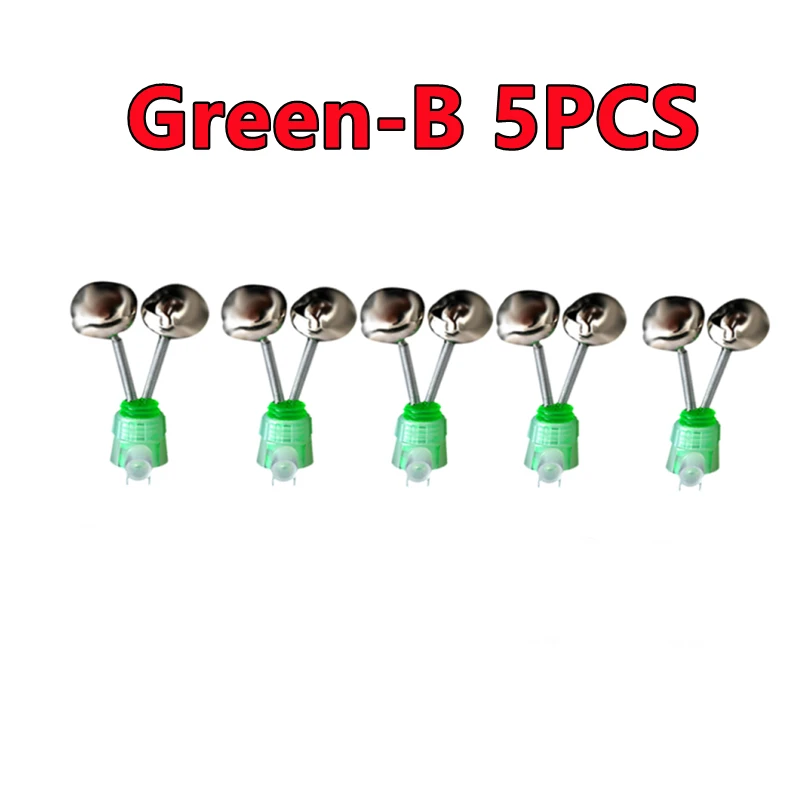 Sunbbingsp Clochette de Peche, 10 Pcs Alarme de Pêche, Cloche D'alarme