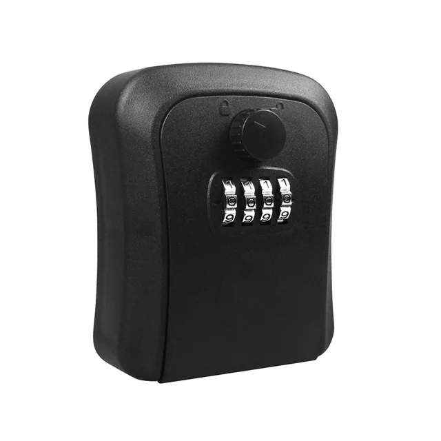 1-10PCS Outdoor Key Safe Waterproof Security Code Lock Wall Mounted Key Storage Secret Box Anti Theft 4 Digit Key Safe Box 3