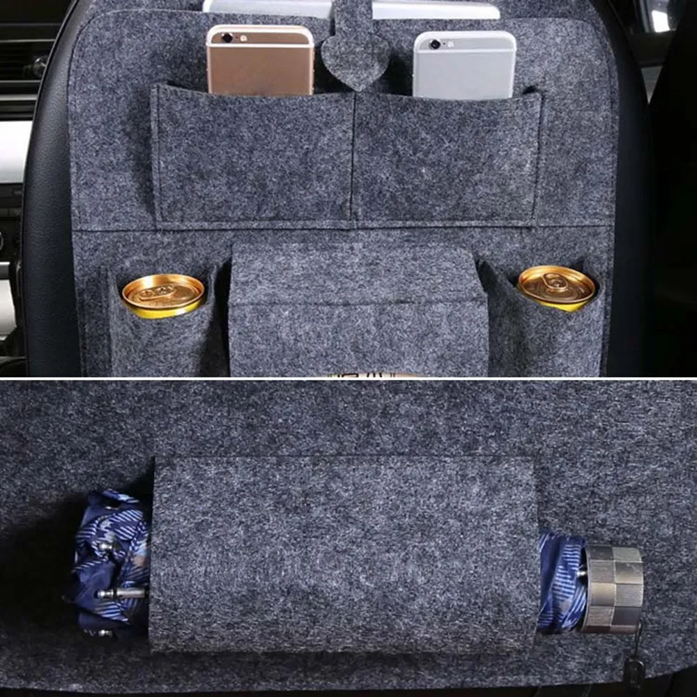 1PC Car Storage Bag Universal Box Back Seat Bag Organizer Pouch Backseat Holder Pockets Car-styling Protector Auto Accessories car seat back storage bag