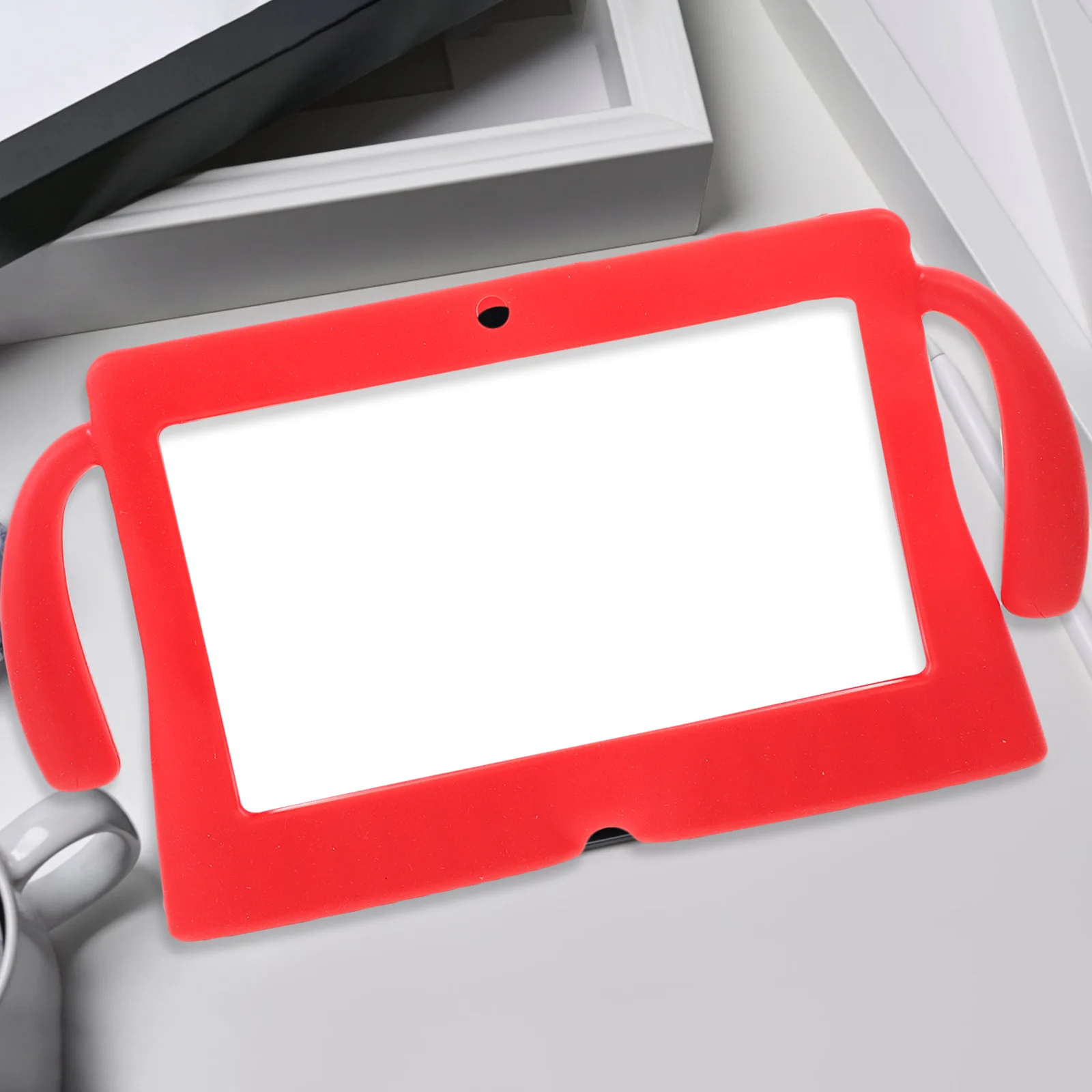 

Universal Inch Tablet Protective Case Soft Silicone Cover Skin Shell Protector with Carry Handles for Q88 Kids Children Tablet