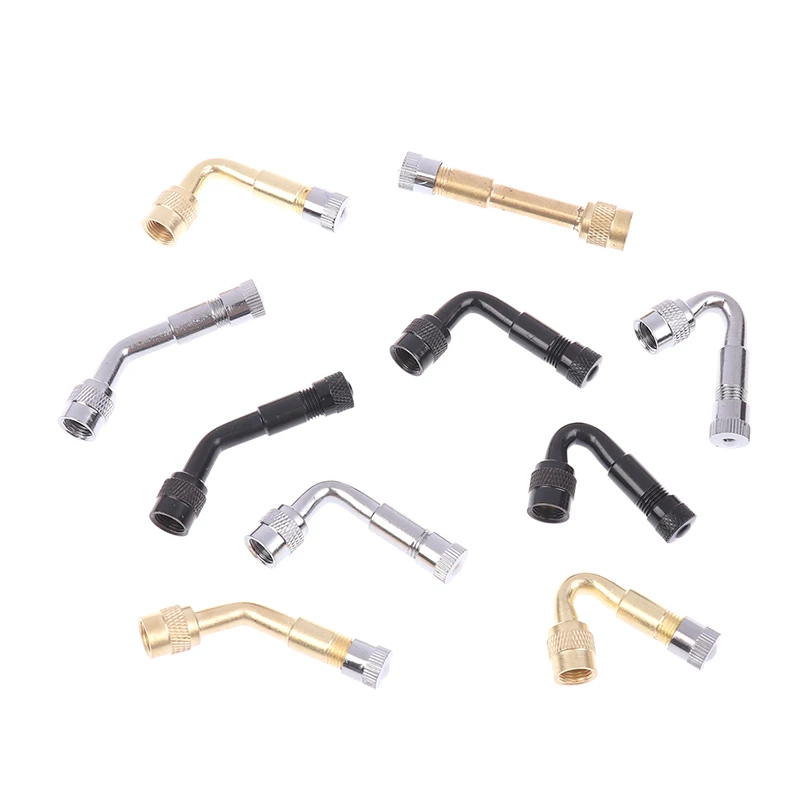 Valve Adaptor 45 90 135 Degree Angle Bent for Motorcycle Truck Car Moto Bike