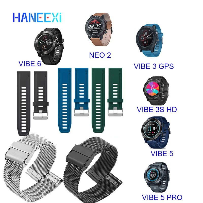 original silicone straps for Zeblaze VIBE gps smart watch belt