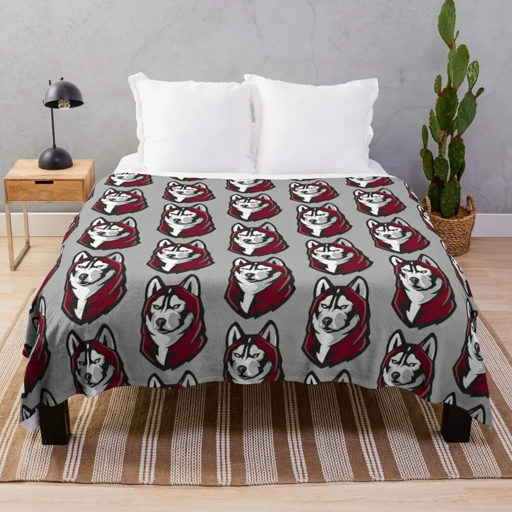 

Шикарное плюшевое теплое зимнее одеяло Bloomsburg Huskies