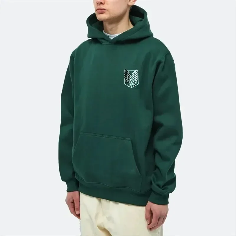 Attack on Titan Anime Pattern print Hoodie Men Women Streetwear Pullover Harajuku Shingeki no Kyojin Sweatshirt Loose breathable 5