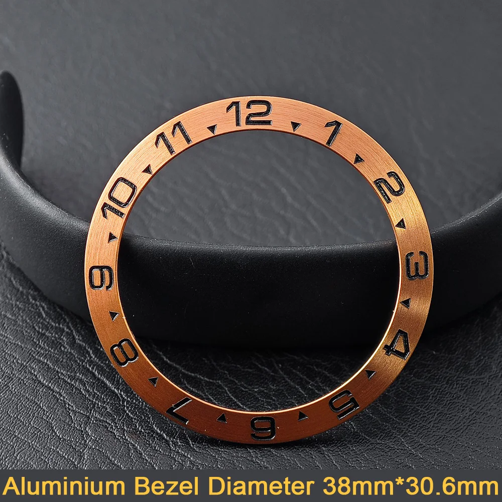 Men's Watch Replacement Bezel Insert with Tilted Ceramic and Carbon Fiber Texture