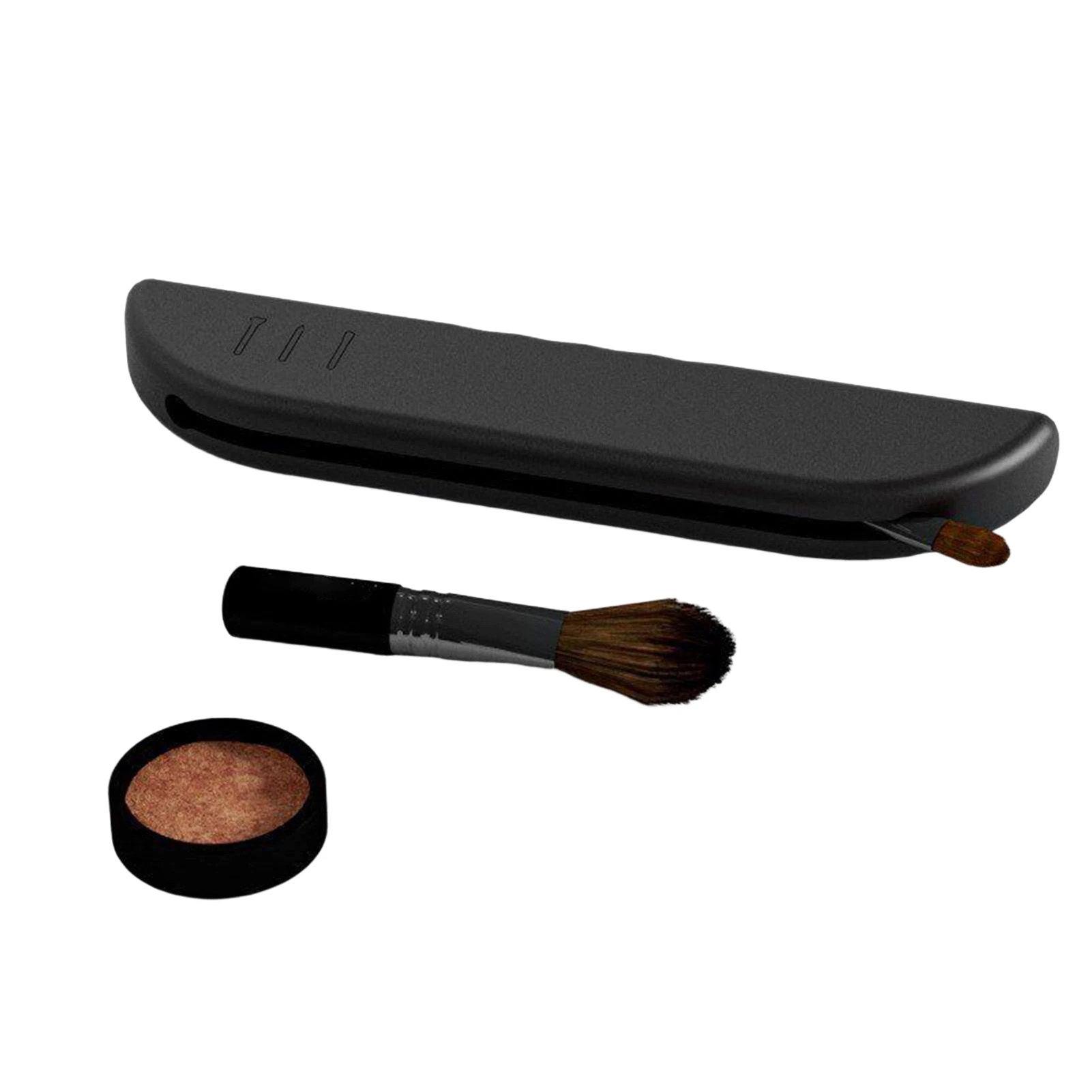 

Travel Makeup Brush Holder Soft and Flexible Silicone Toiletry Bag Universal for Business Trip
