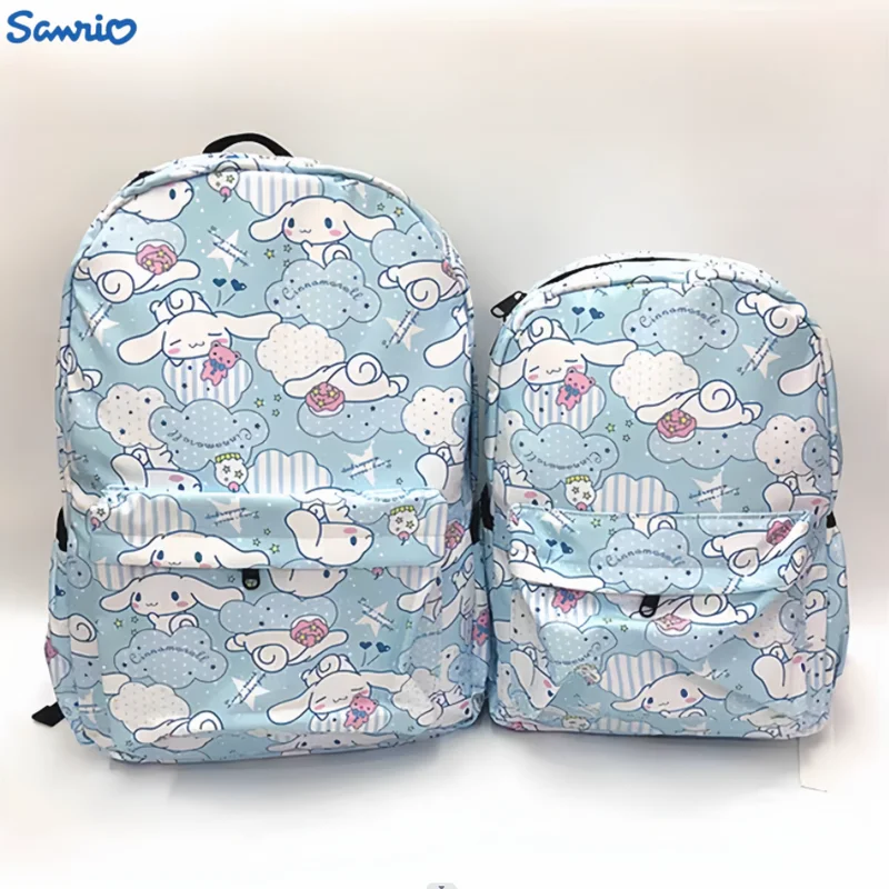 

Милый Sanrio аниме My Melody Kuromi Cinnamoroll рюкзак, Студенческая сумка родитель легкий брезентовый Рюкзак праздничные игрушки подарки