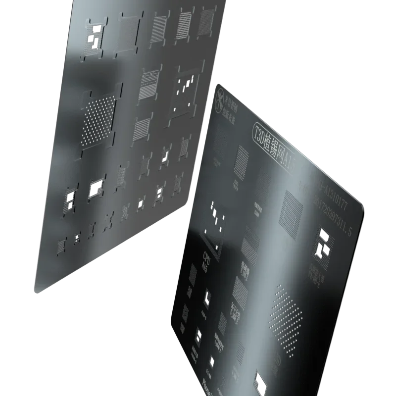 Mijing A8-A15 범용 스틸 메쉬 CPU NAND 베이스밴드 IC, 3D 주석 심기 메쉬, 아이폰 X-13 프로 맥스 솔더 리볼 주석 식물 그물