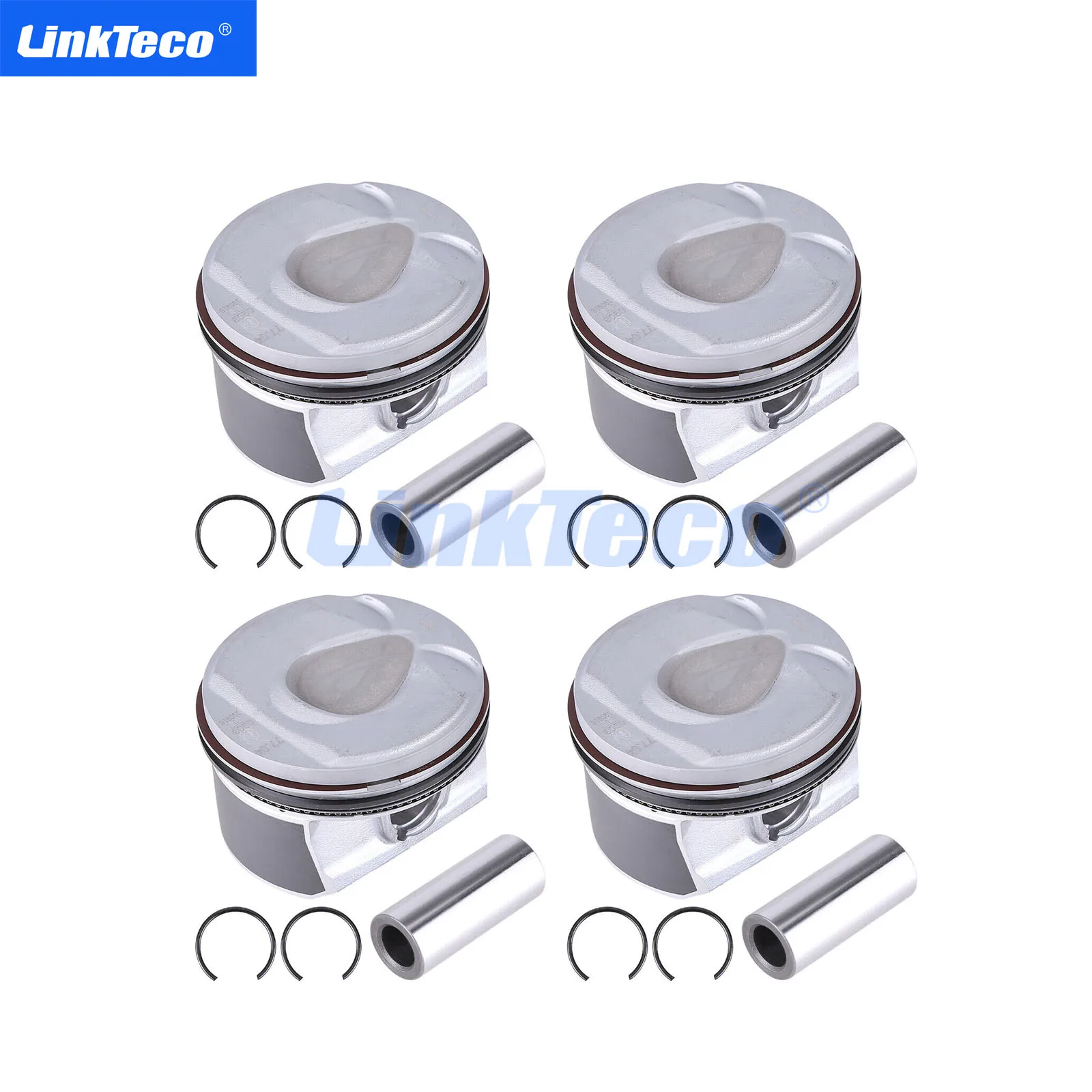 

4pcs Pistons With Rings Set For BMW Mini Cooper Clubman S JCW R55 R56 R57 N14B16A 1.6T