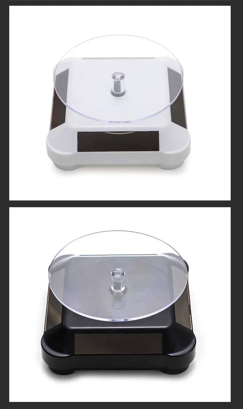 Solar Showcase 360 Automatic Rotating Turntable Jewelry Organizer