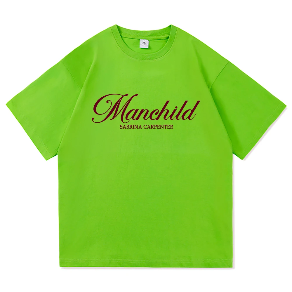 Sabrina Carpenter New Song Manchild TShirt 2025 Fashion Men