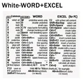 White For WORD EXCEL