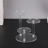 4 Layers Transparent Removable Acrylic Display Stand Square Holder Rack Garage Kit Blind Box Display Stand Jewelry Holder Shelf 4