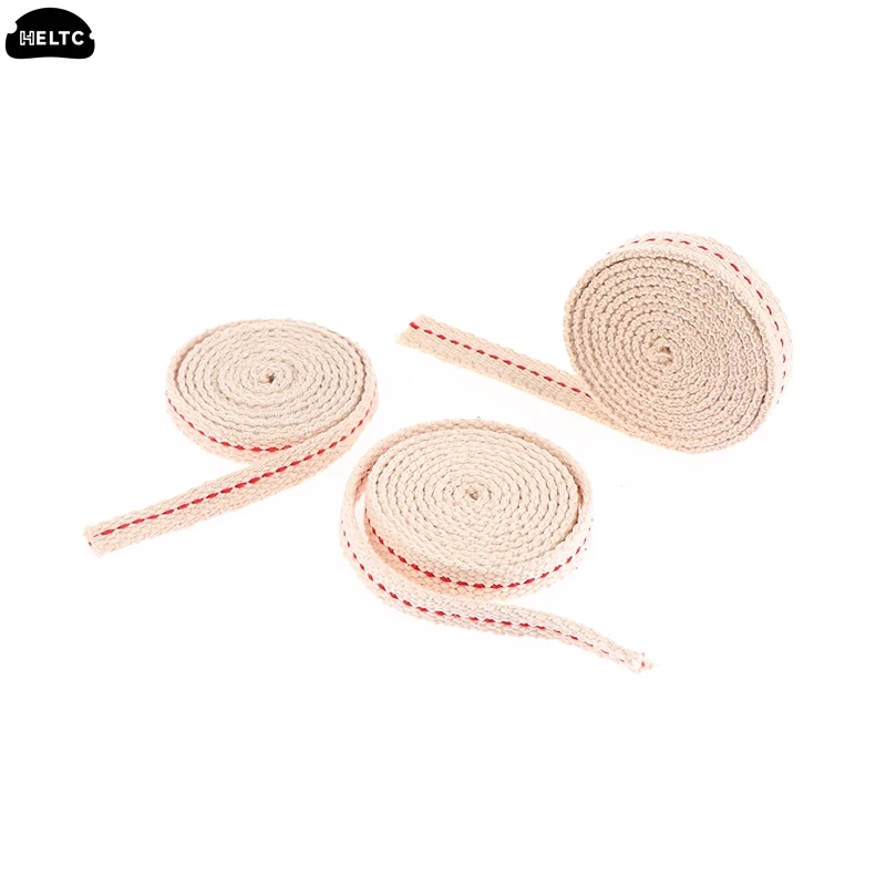 8/10/12MM 1M Kerosene Lamp Wick Braided Cotton Wick Flat Cotton Oil Lamp For Oil Lantern Flat