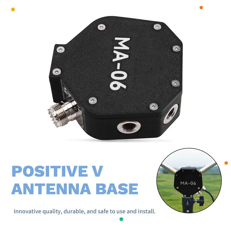 A37T-MA-06 100W 포지티브 V + 수평 단파 텔레스코픽 안테나 베이스 내장형 1:1 발룬