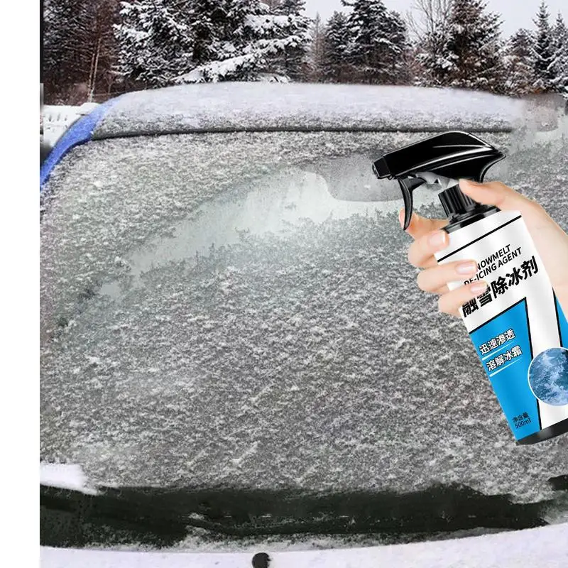 Windshield Defroster Spray Fast Ice & Snow Melting Spray Ice & Snow Melting  Spray Anti Freeze Windshield Washer Fluid Winter - AliExpress