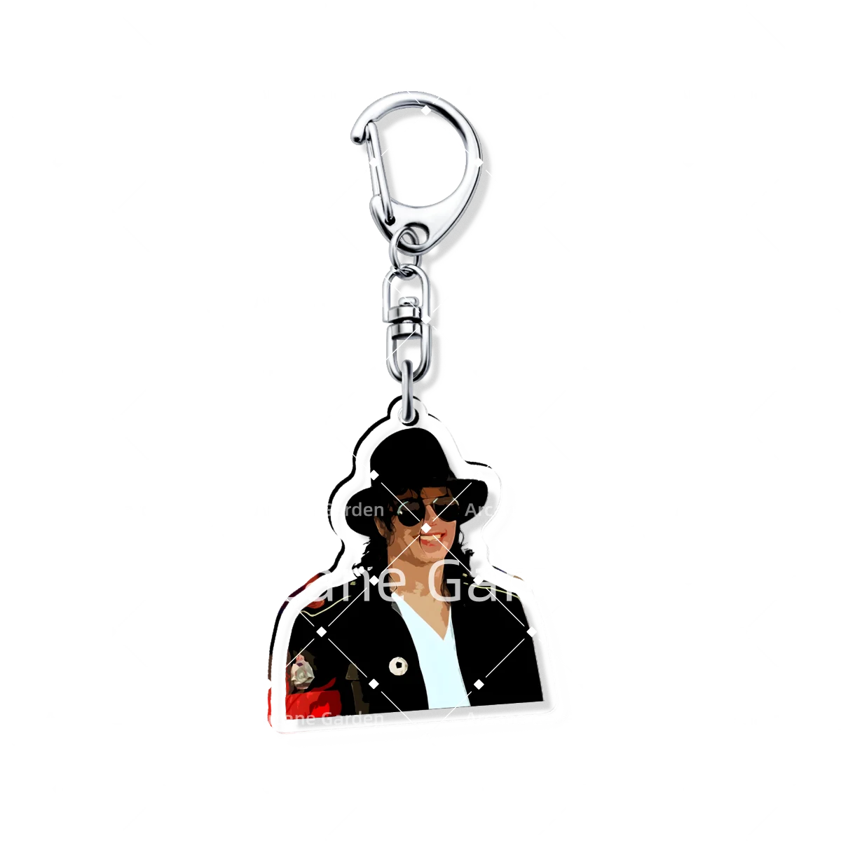 Michael Jackson Acrylic Keychain King of Pop Memorabilia Vintage Music Fan Gift Keep the Legend Close Memorial Vintage Thriller