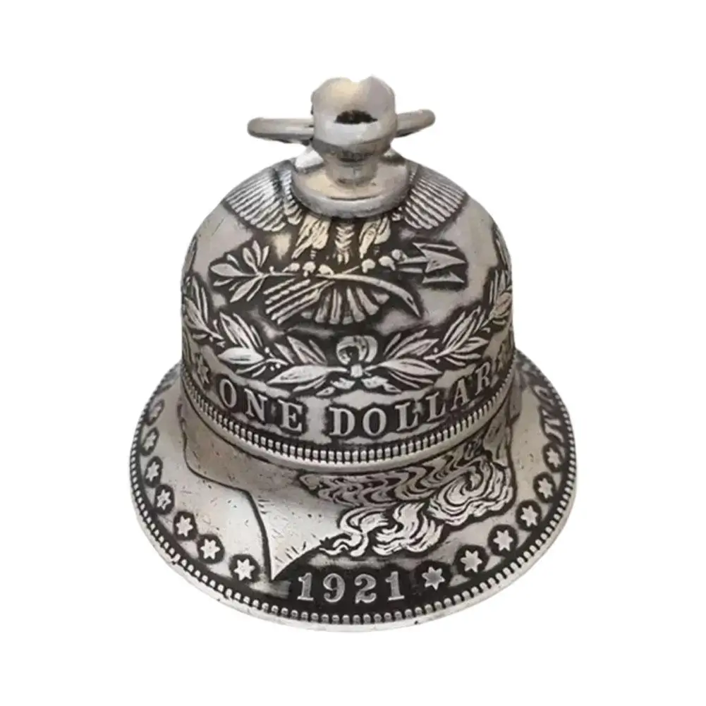 Morgan Silver Dollar-Bell Hand Selected for Detail and Clarity Crafted by Skilled Artisans Using Real Coins