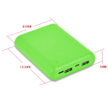 Custodia per scatola batteria 18650 Custodia per caricabatterie Power Bank fai-da-te Custodia di ricarica Accessorio per alimentatore senza saldatura