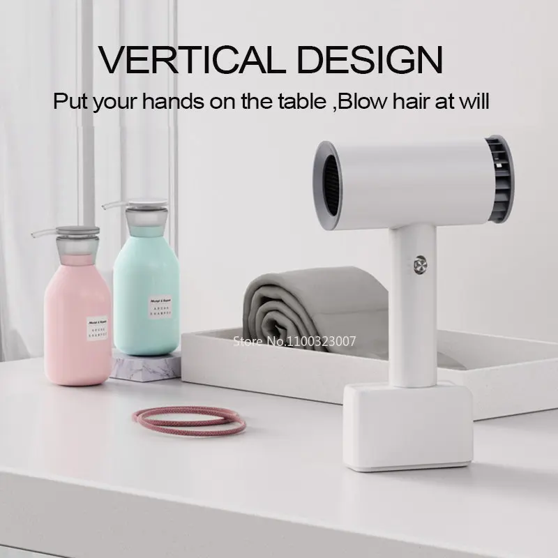 PortableProfissionalHairDryerUSBRechargeableABSSmartWireless