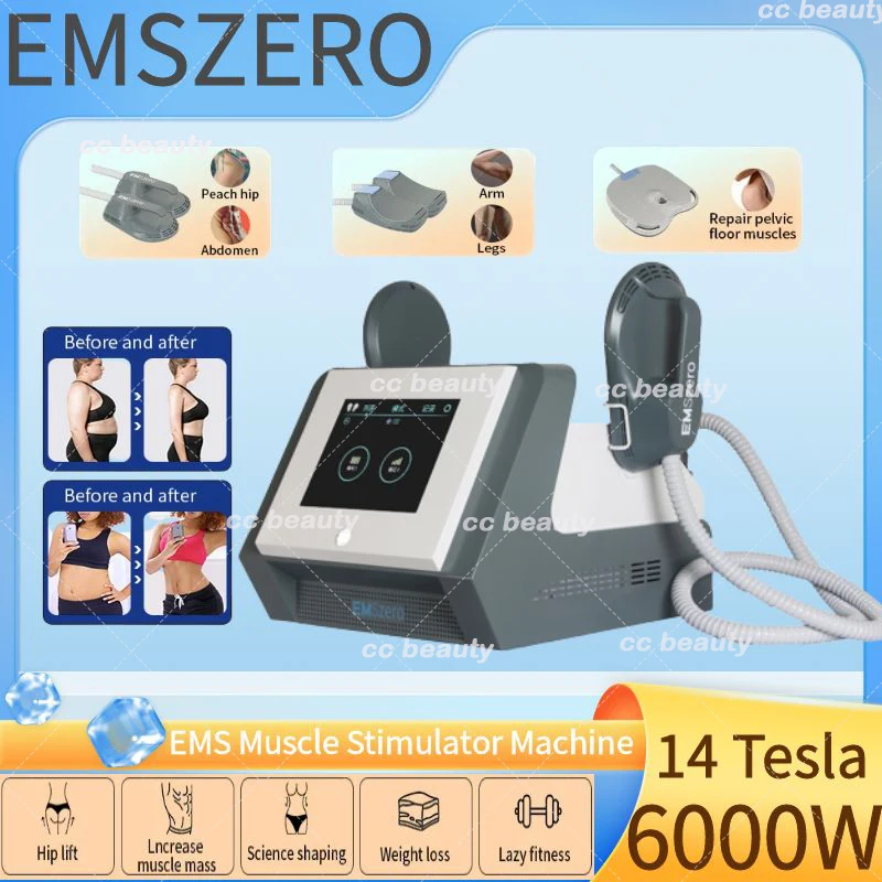 

EMSzero 6000W Weight Lose Sculpt Machine Electromagnetic Muscle Stimulator Body Slimming EMS Fat Removal Build Muscle Sculpting