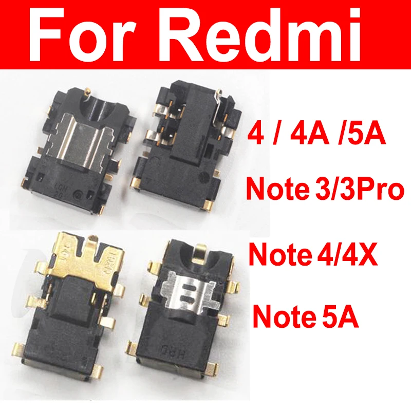 

Headphone Jack Earphone Port For Xiaomi Redmi Note 3 3Pro 4X 4 4A 5A Earphone Headphone Dock Connector Parts