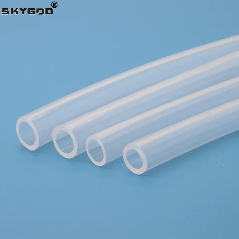1/5/10M Food Grade Transparent Silicone Tube ID 0.5 1 2 3 4 5 6 7 8 9 10 12mm O.D Flexible Nontoxic Silicone Rubber Hose Clear
