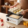 Electric Steamer Household Stainless Steel Three-layer Transparent Visual Hot Pot Steamer Electric Cooking Pot Steam Food 2