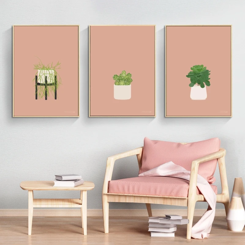 

Canvas Artwork Painting Mistletoe Cactus Modular Prints Poster Toys Decoration Paintings Children's Bedroom Dcor Picture