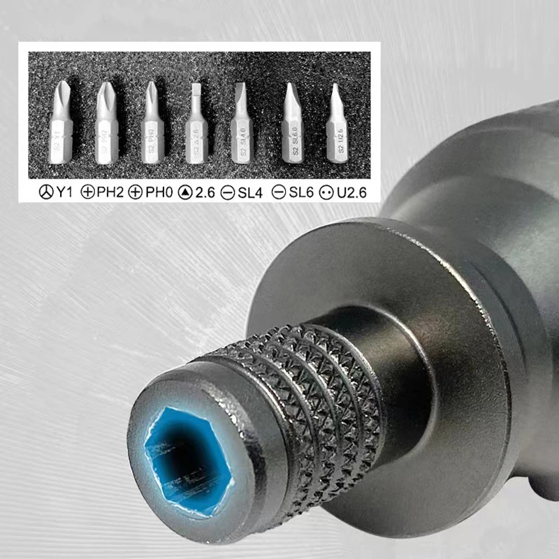 Mini Titanium Screwdriver 1/4 Inch Screwdriver S2 Alloy Steel