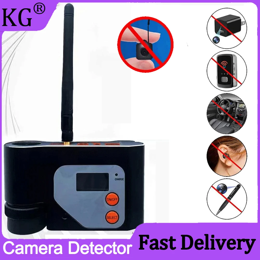 

Professional Anti Spy Hidden Camera Detector RF Signal GPS Tracker GSM Bug WiFi Signal Spy Things Devices Scan GPS Detector
