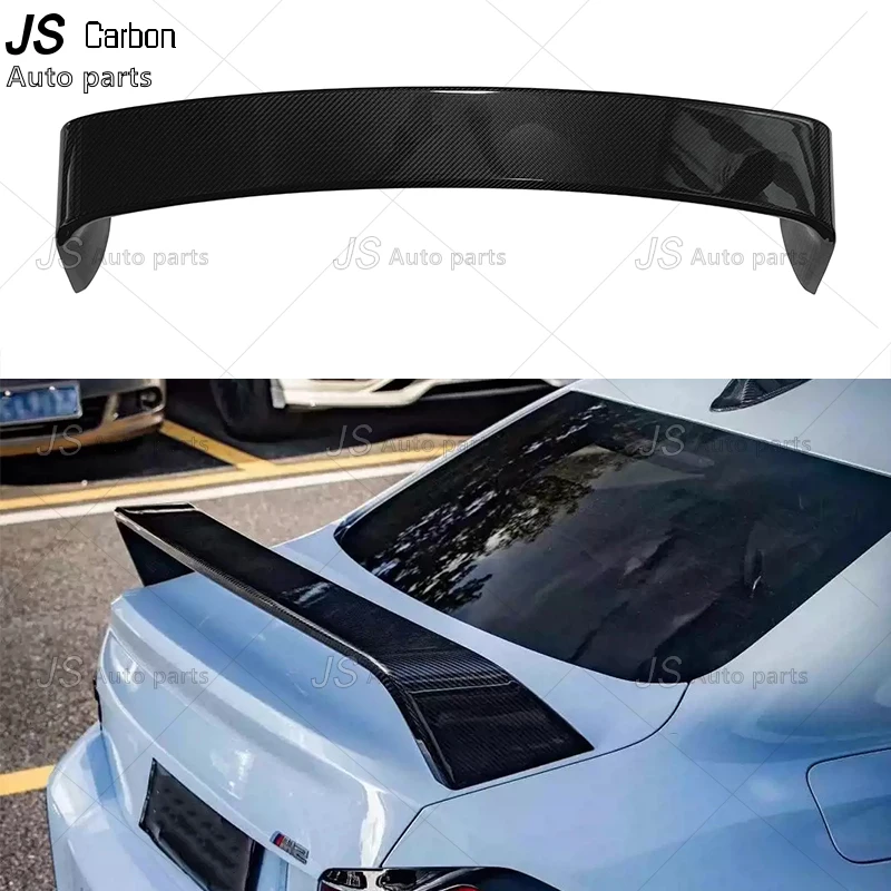 

For BMW M2 G87 2022+ High quality Dry carbon fiber Tail fins spoiler The trunk of a car diffuser Modified and upgraded body kit