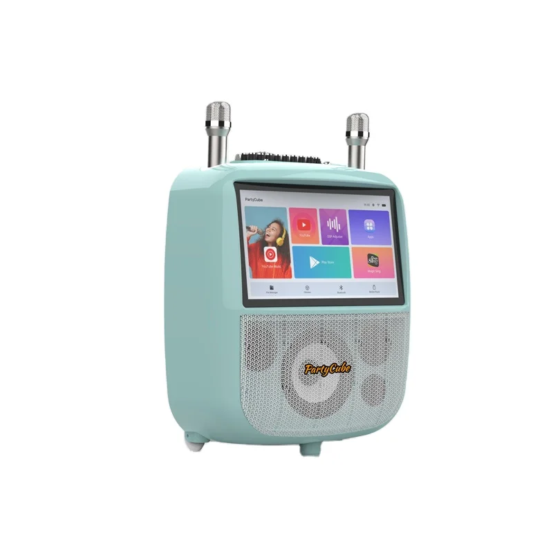 

Portable 15.6 inch Touch Screen Karaoke Audio Visual 4K Player KTV Jukebox Karaoke Machine for family party outdoor party