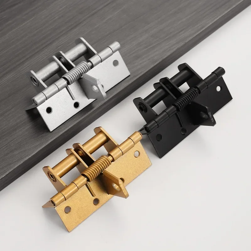 Multi-Functional Automatic Door Closer Wooden Door Hinge Invisible Spring Hinge 4 Inches With Positioning 90 Degrees